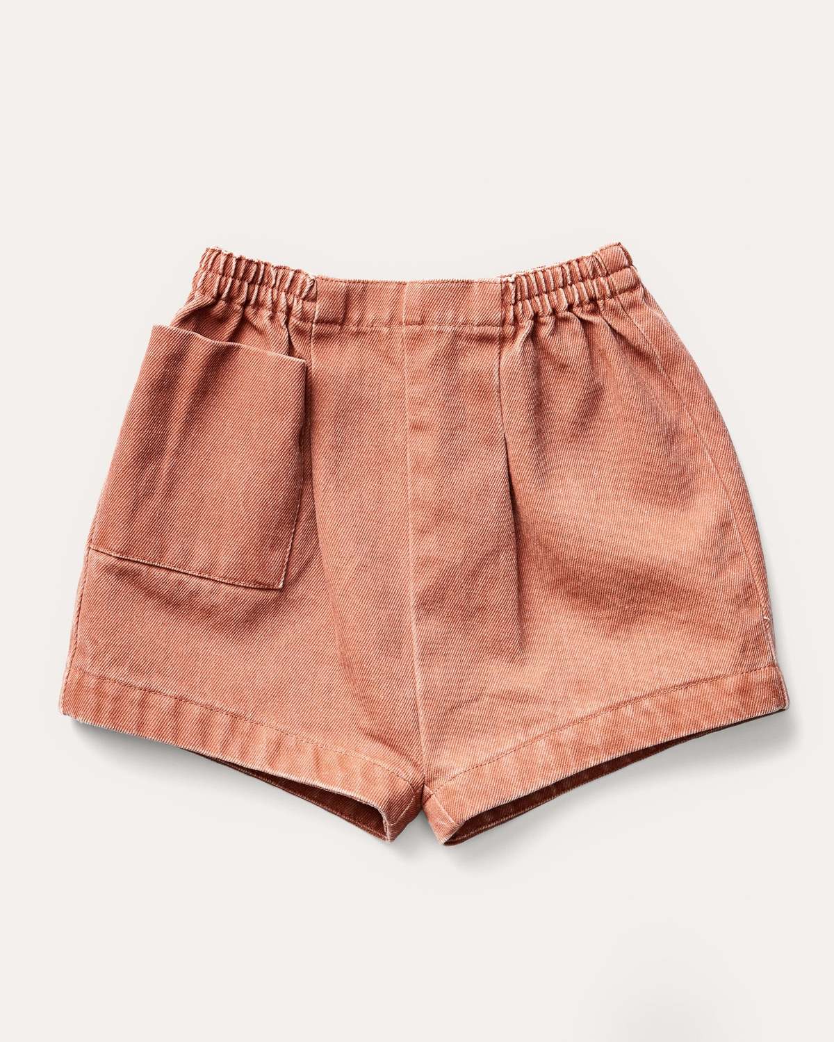 Soor Ploom Trude Shorts in Redwood Denim | Garmentory