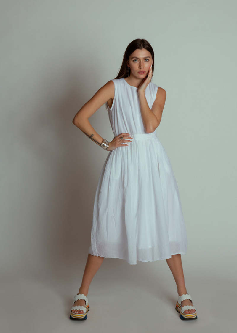 24ss H+ HANNOH WESSEL DRESS Reana ワンピース H+ Hannoh Wessel Rania Dress - White | Garmentory