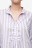 The Sleep Shirt Long Sleep Shirt - Lavender Stripe - Thumbnail 6