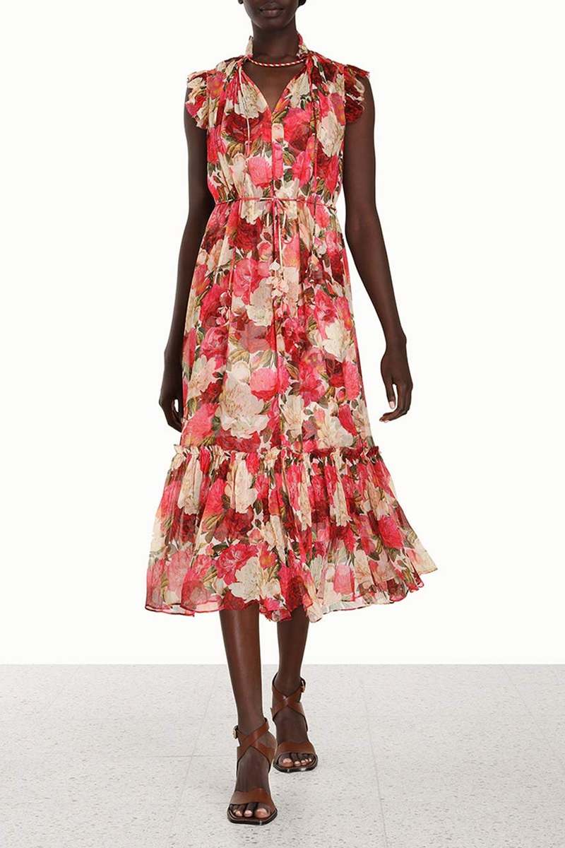 ワンピース ZIMMERMANN Woman Dress Pink 8066DR25R PTL Zimmermann - Tulle dress Pink - The Corner