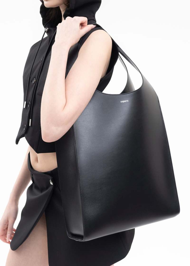Coperni SWIPE TOTE BAG - BLACK | Garmentory