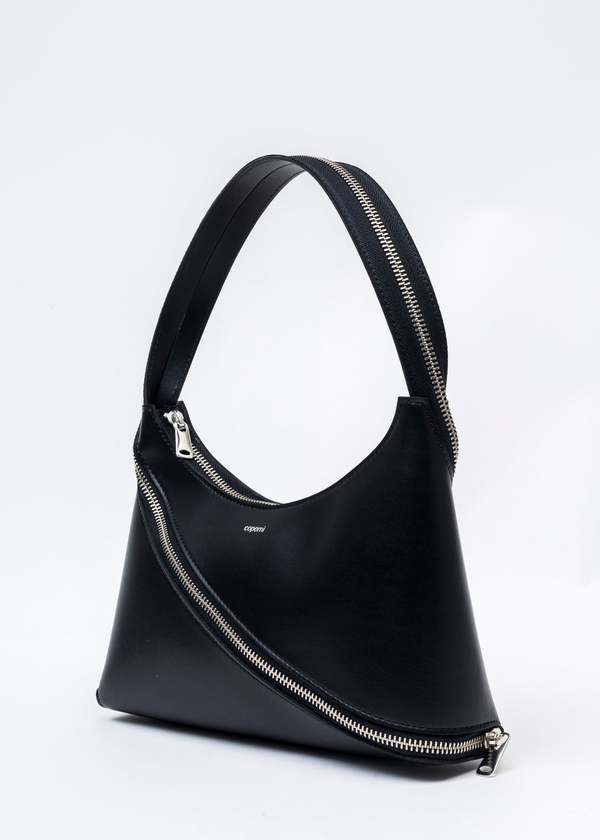 Coperni ZIP BAGUETTE BAG - BLACK | Garmentory