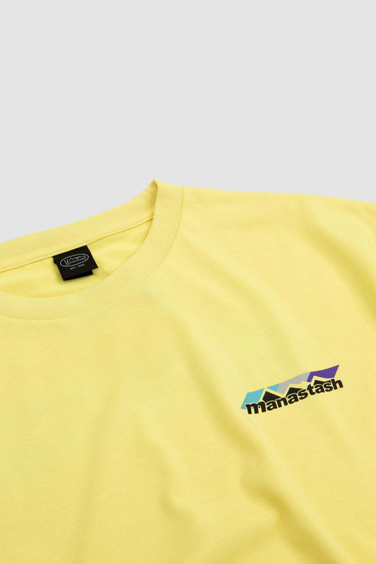 Manastash Scheme Logo T Shirt - Lemon - Image 3 of 4