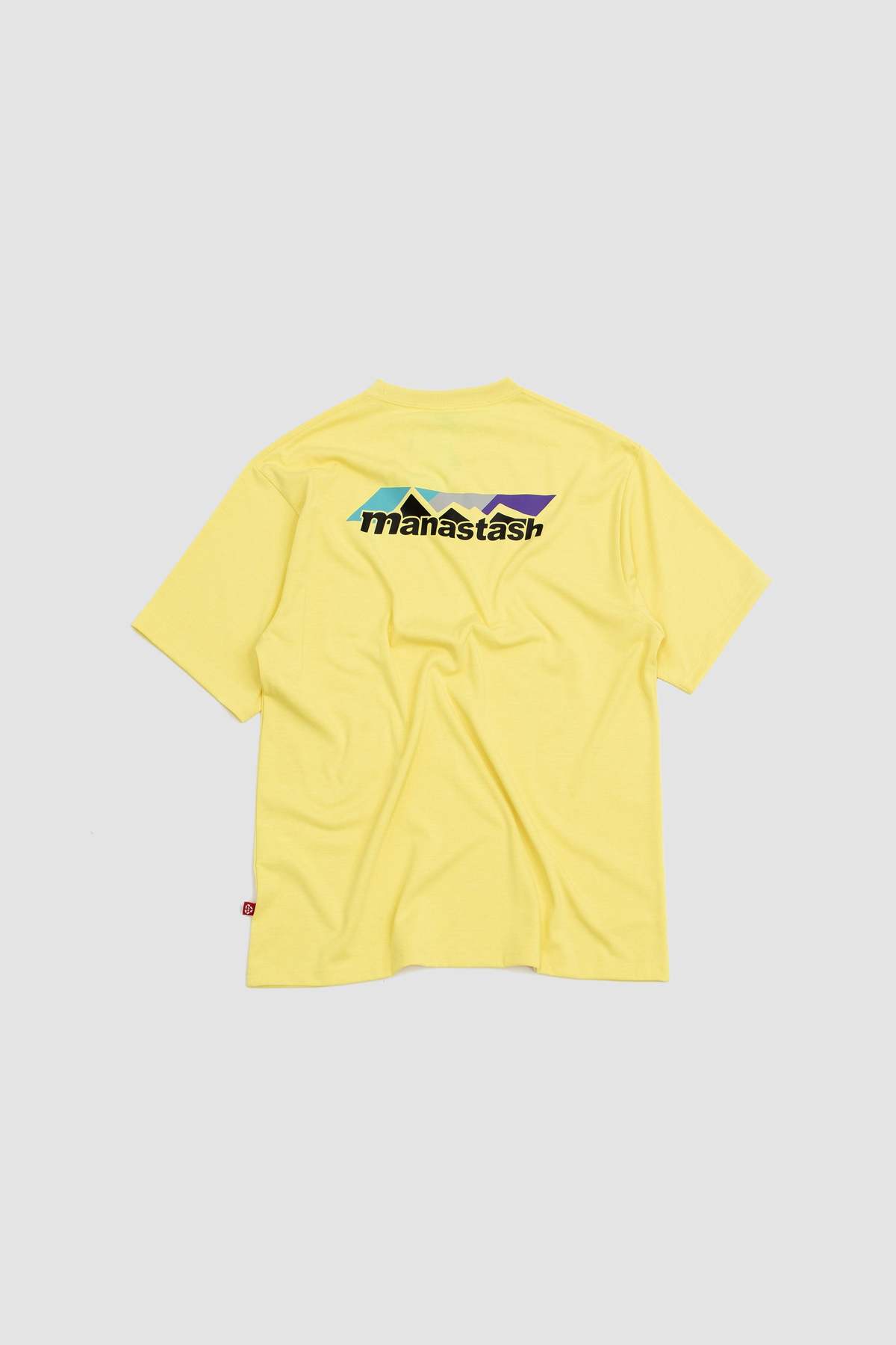 Manastash Scheme Logo T Shirt - Lemon - Image 4 of 4