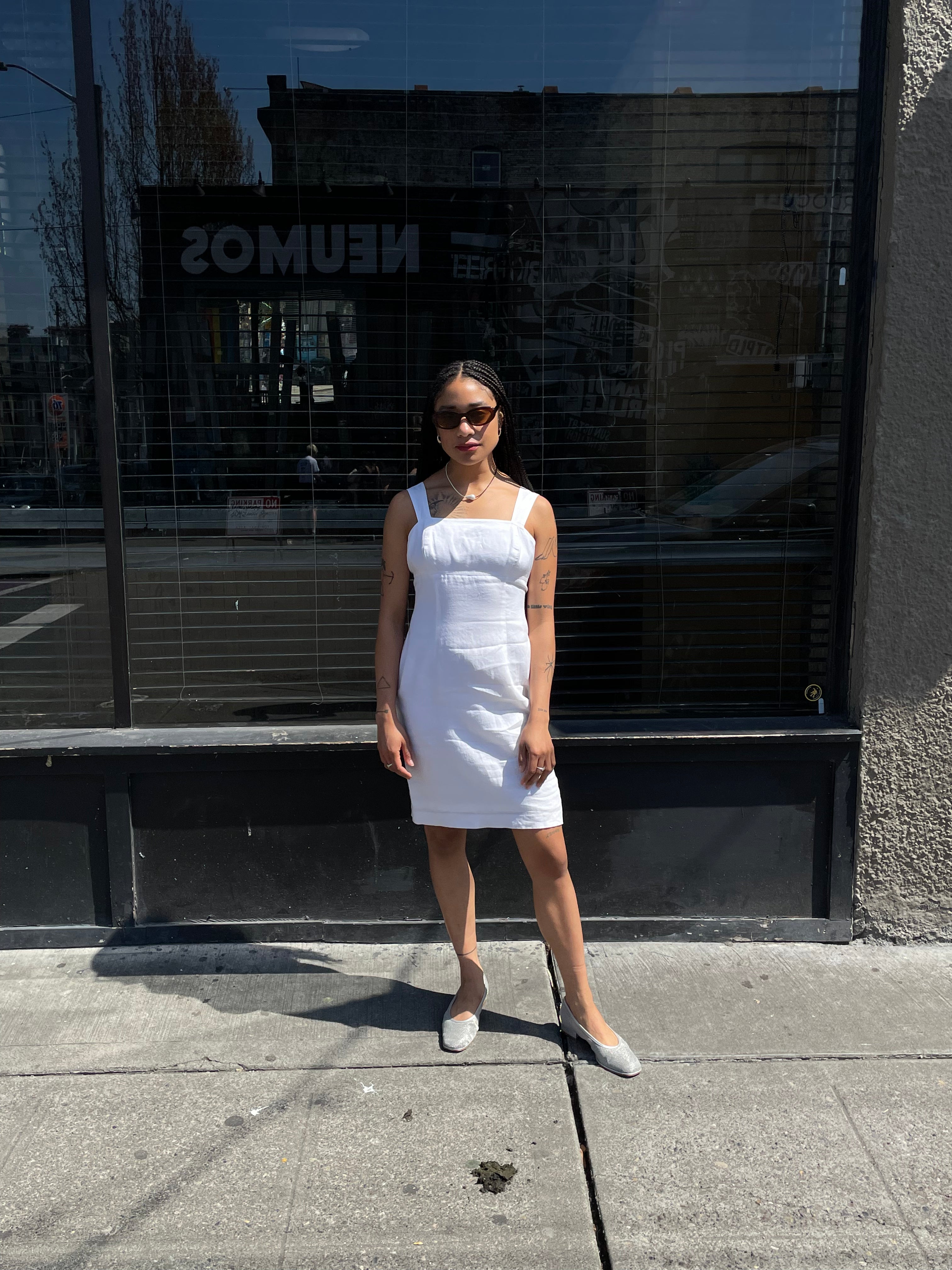 White 90s Midi Dress | Garmentory