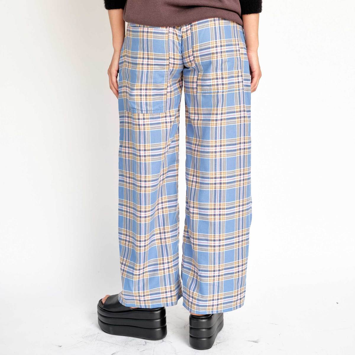 Collina Strada Lawn Pant - Sky Plaid - Image 3 of 3