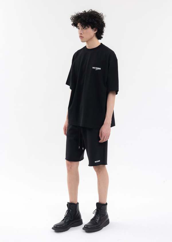 【関税込み】We11done ブラック Wave Tシャツ We11done Black Wave T-Shirt We11done
