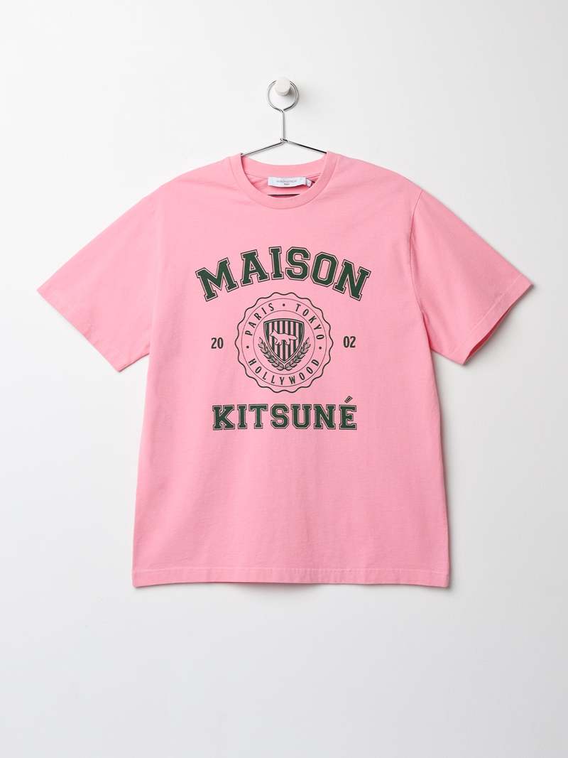 Maison Kitsuné Varsity Comfort Tee-shirt - Strawberry | Garmentory 