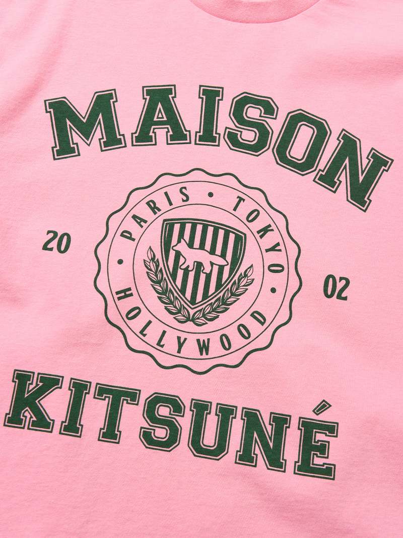 Maison Kitsuné Varsity Comfort Tee-shirt - Strawberry | Garmentory 
