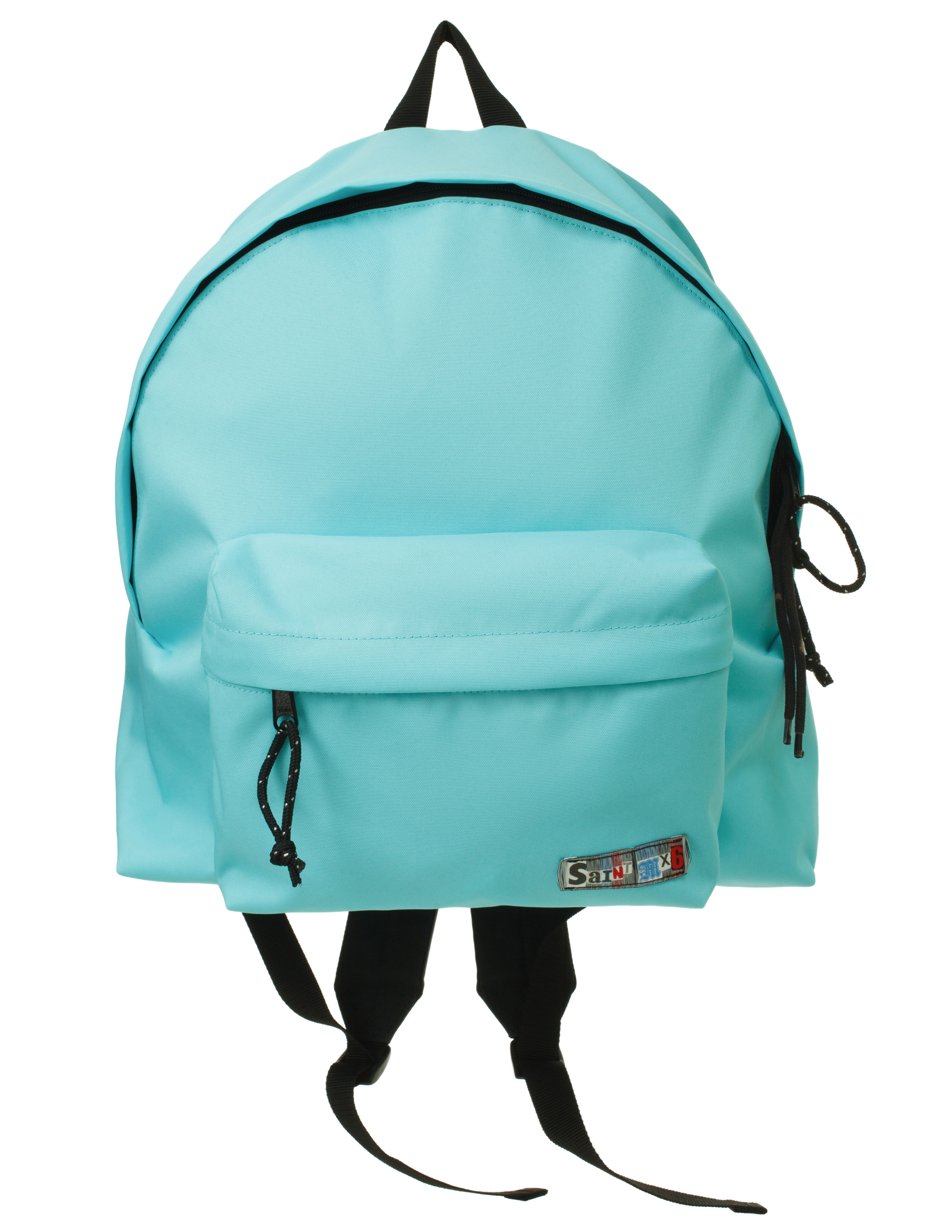 Saint Michael Medium with logo patch backpack - Blue  display picture 2