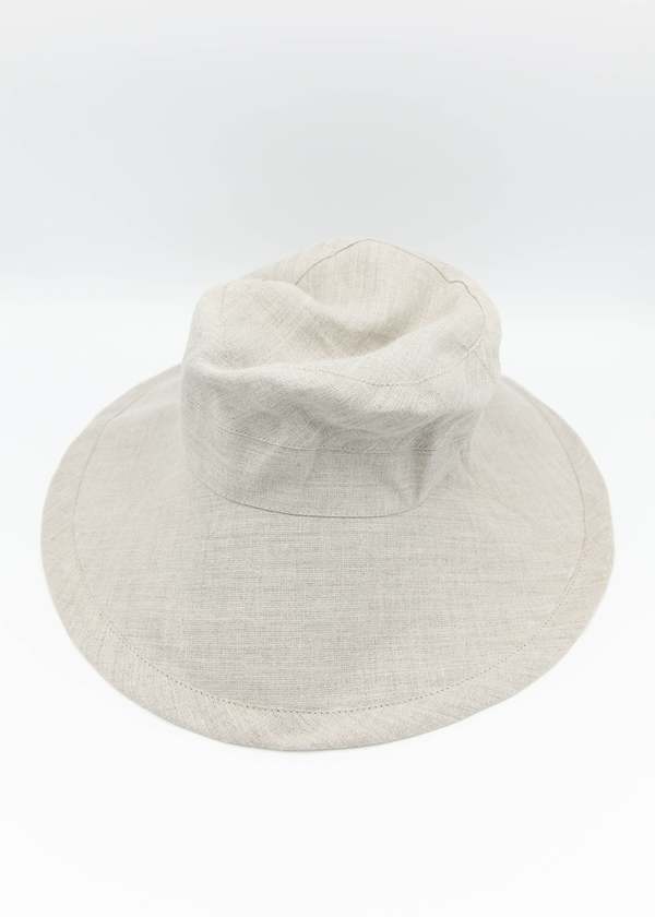 Fog Linen Work Loge Linen Hat - Nuit/Natural | Garmentory display picture 3