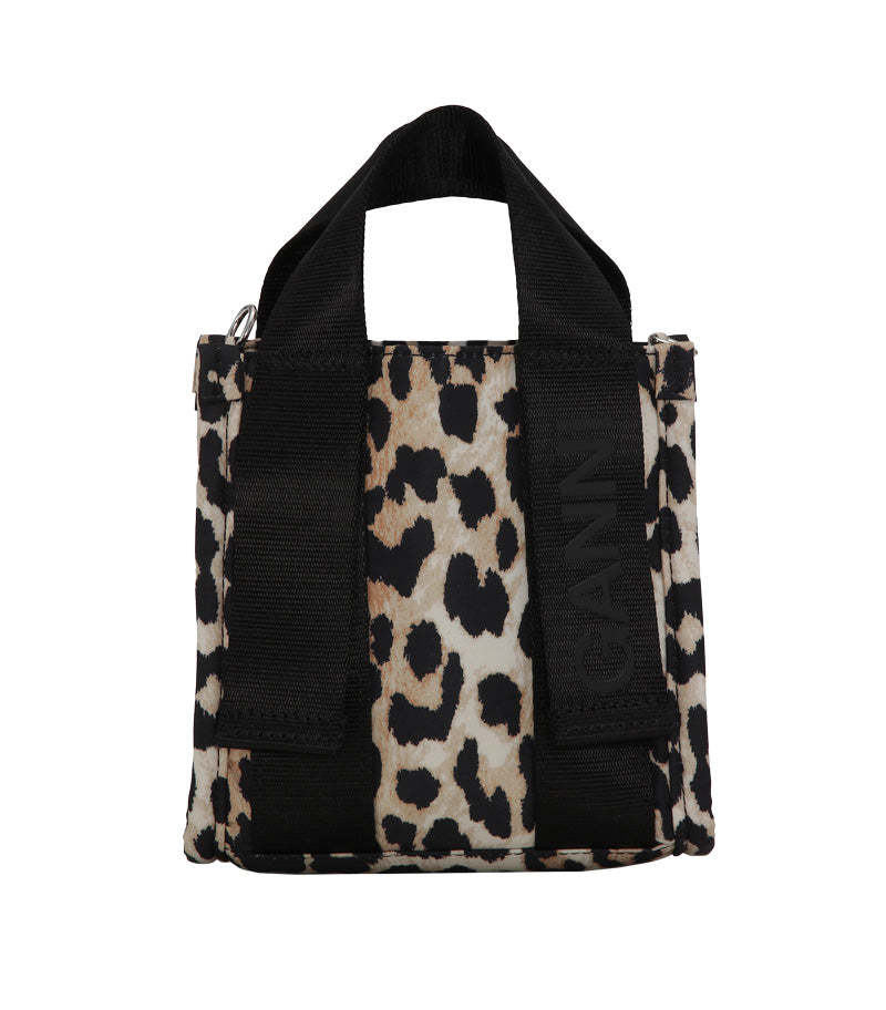 【GANNI】Recycled tech Mini Tote Mini Printed Recycled Tech Tote Bag | Garmentory