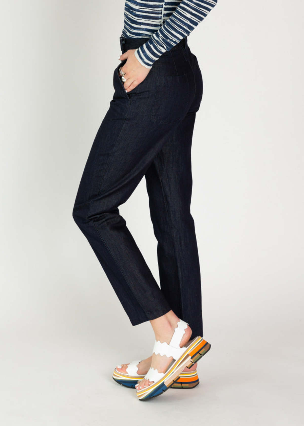 Aequamente Denim Pant - Indigo - Image 5 of 5