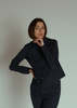 Aequamente Cotton Linen Jacket - Navy - Thumbnail 1