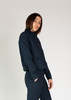 Aequamente Cotton Linen Jacket - Navy - Thumbnail 3