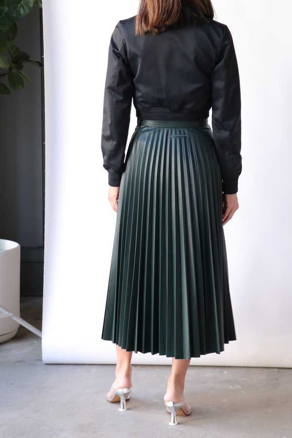 MM6 Maison Margiela Cropped Varsity Jacket - Black | Garmentory