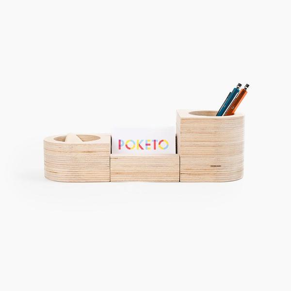 Poketo Wooden Desk Organizer Set Garmentory