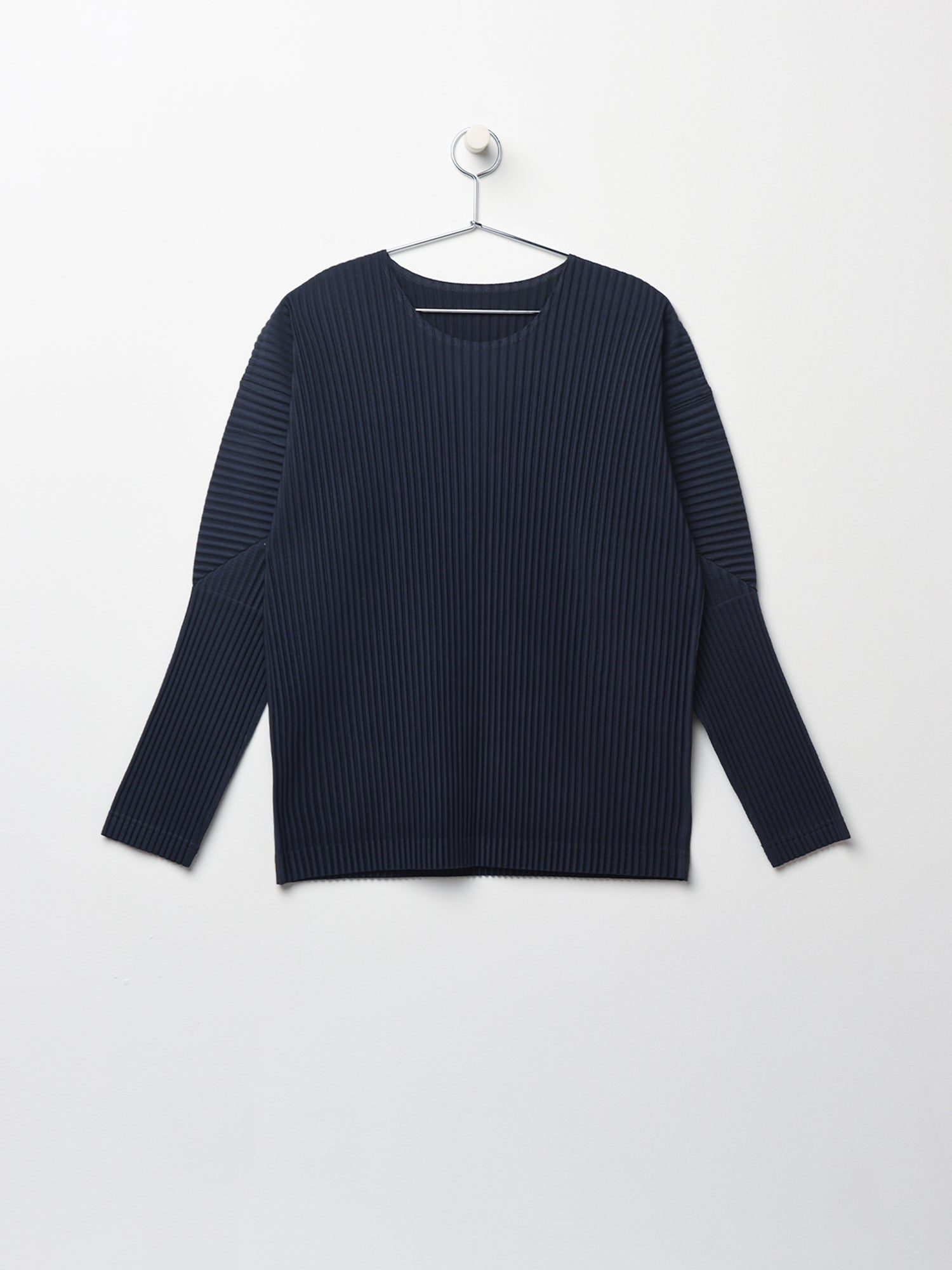 HOMME PLISSE ISSEY MIYAKE BASICS HP36JK321 TOP - NAVY | Garmentory