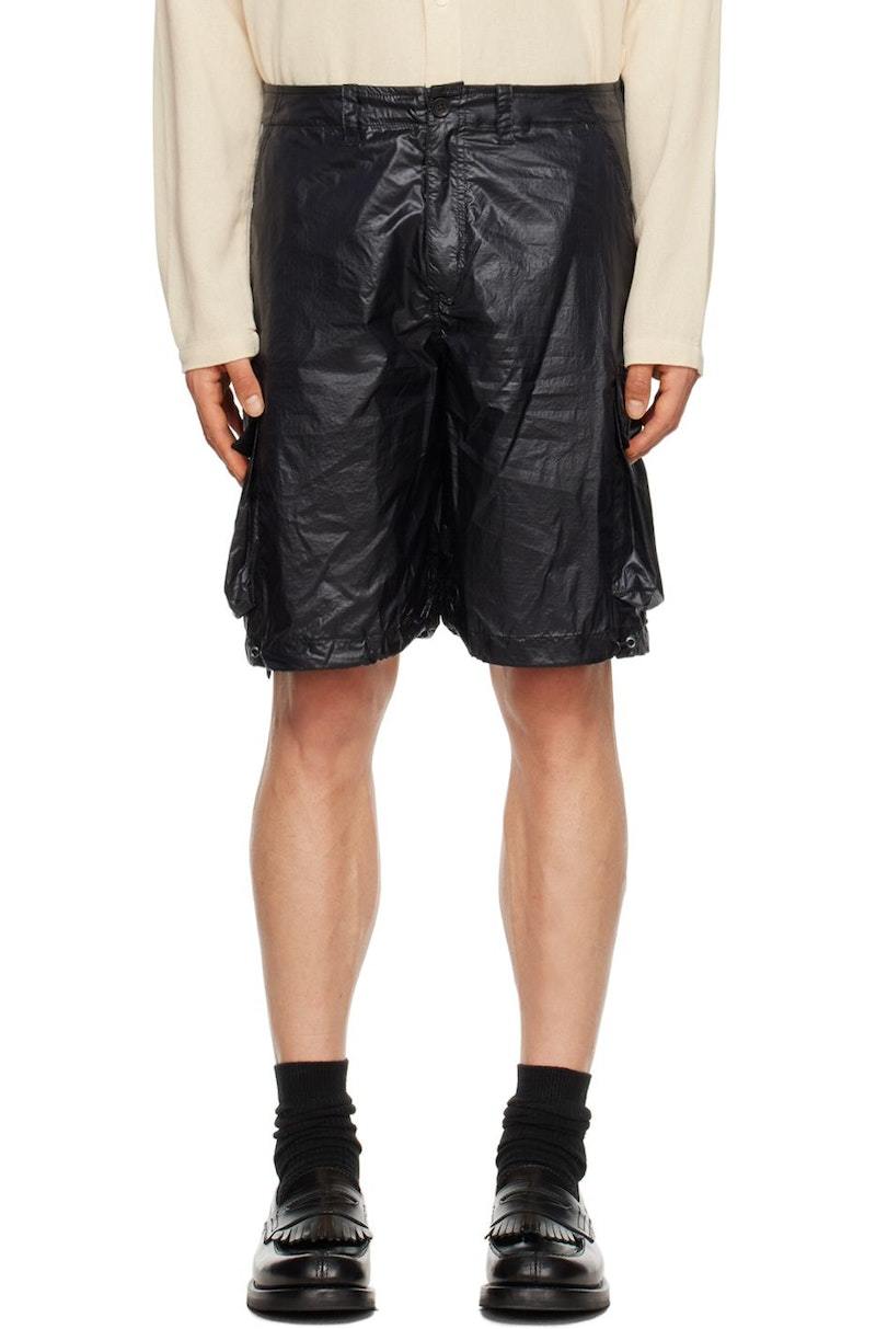 パンツ Our Legacy mount shorts Our Legacy - Mount Shorts Stone Gravel Draping Canvas