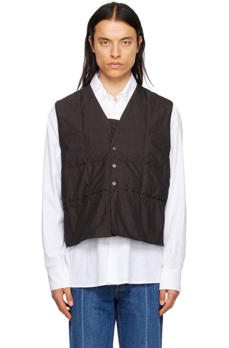 Our Legacy Air Reversible Vest - Black | Garmentory