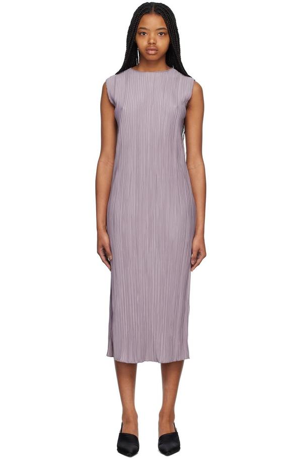 Anine Bing Melanie Midi Dress - Purple | Garmentory