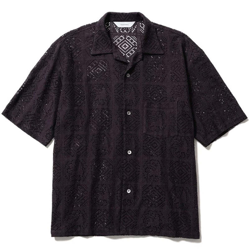Sasquatchfabrix. JAH Lion Lace HS OC Shirt - Black | Garmentory
