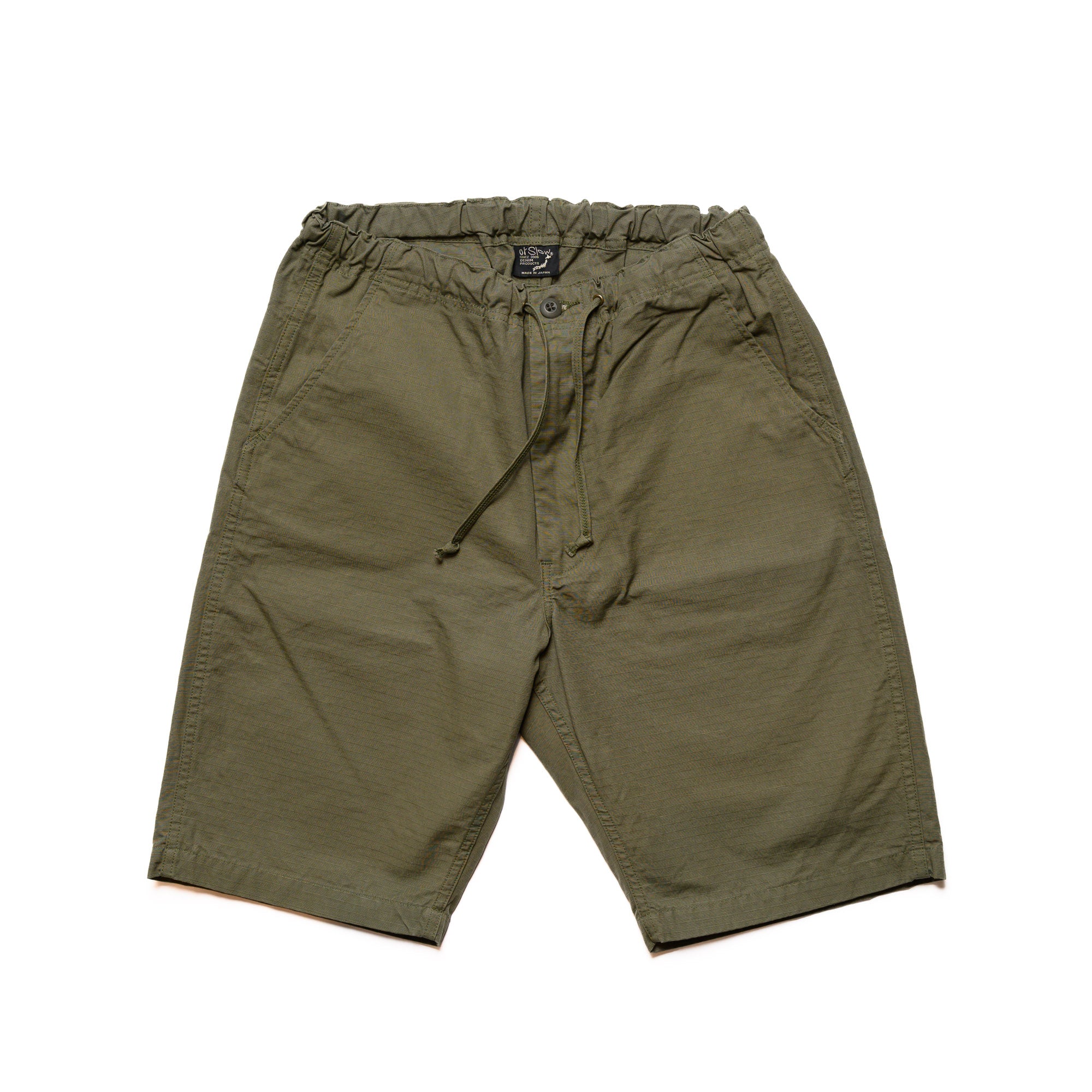 Shop Chard Canvas Short - Army Green Online | 3 Wise Men NZ