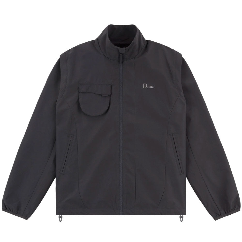 Dime Hiking Zip-Off Sleeves Jacket - Charcoal | Garmentory 