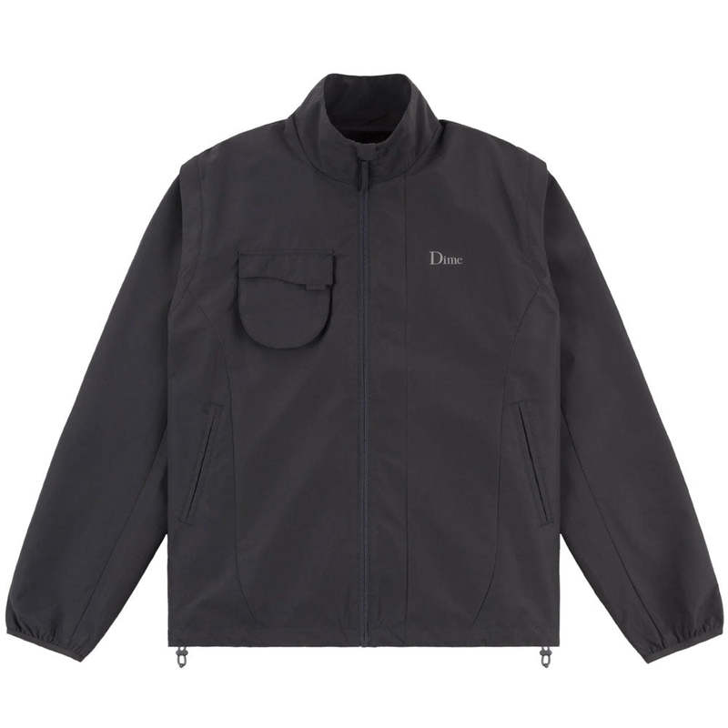 Dime Hiking Zip-Off Sleeves Jacket - Charcoal | Garmentory