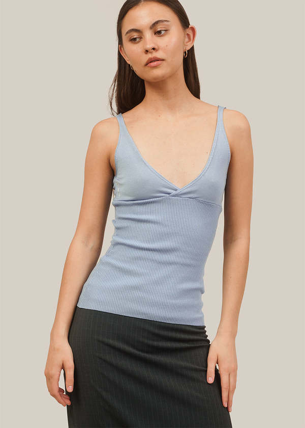 PALOMA WOOL｜SLEEVELESS (CHE (QJ3404-Soft Blue)) Paloma Wool Che Tank - Light Blue | Garmentory