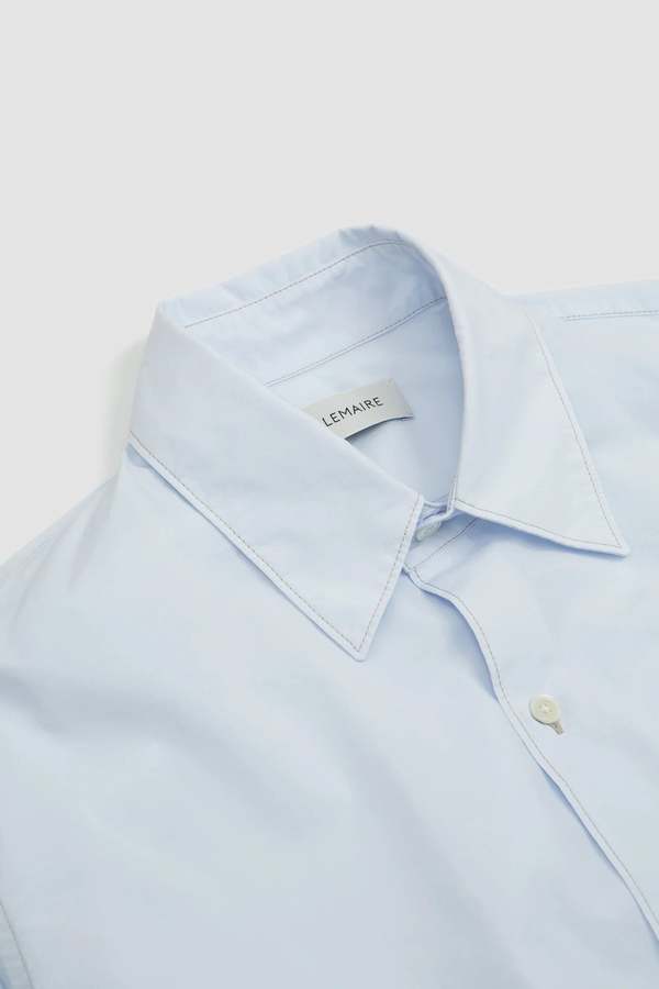 Lemaire Regular Long Sleeve Shirt - Sky | Garmentory