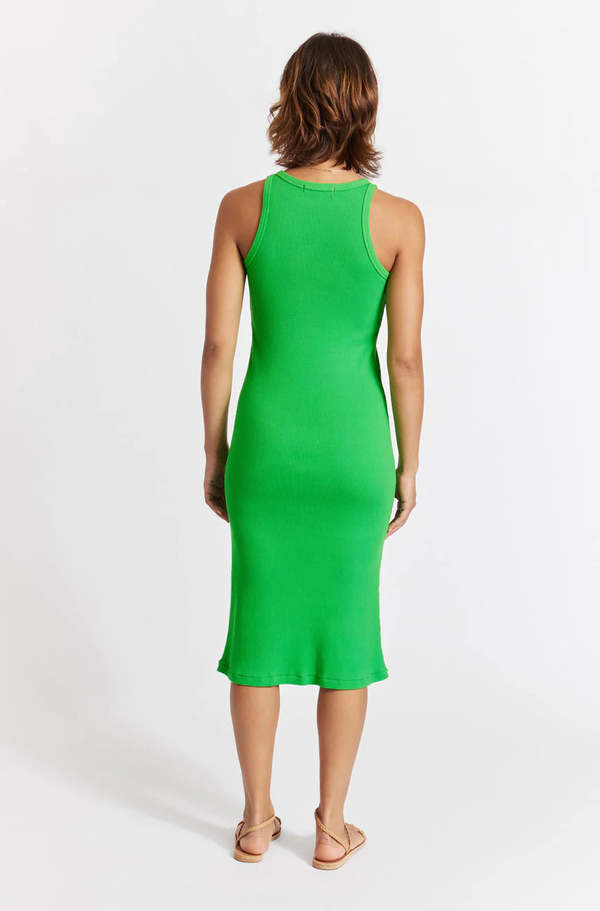 amo denim Muscle Tank Dress - Green | Garmentory