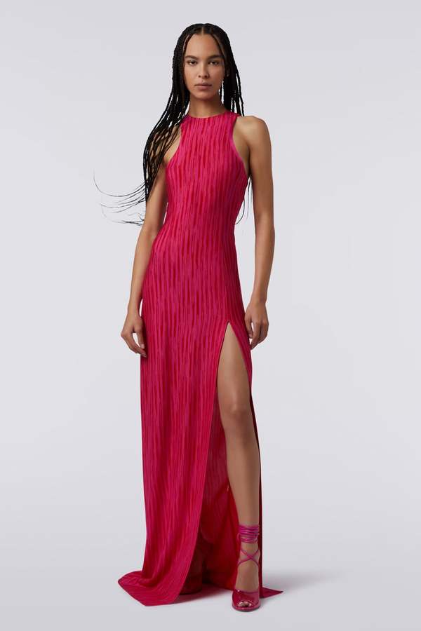 MISSONI Long Dress - Pink/Red | Garmentory