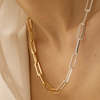 Jenny Bird Andi Slim Chain Necklace - Gold/Silver - Thumbnail 2