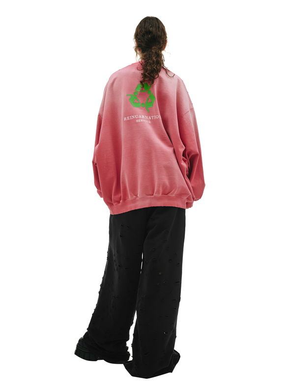 Vetements Not Doing Shit Today sweatshirt - Pink | Garmentory