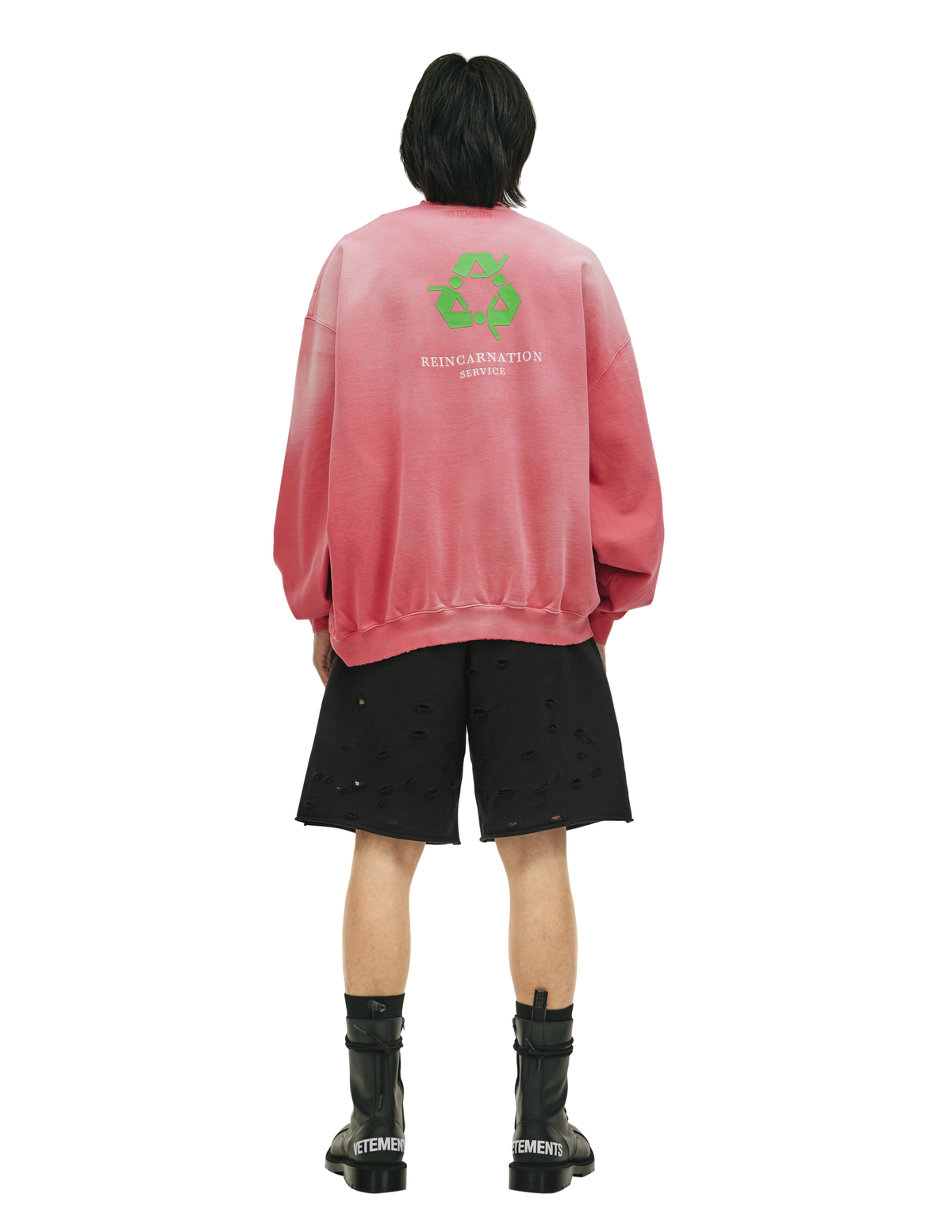Vetements Not Doing Shit Today sweatshirt - Pink | Garmentory