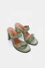 Petar Petrov BLOCK HEEL STRAP MULES - EUCALYPTUS - Thumbnail 5