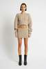 Christopher Esber CABLE KNIT MICRO SKIRT - TAN - Thumbnail 1