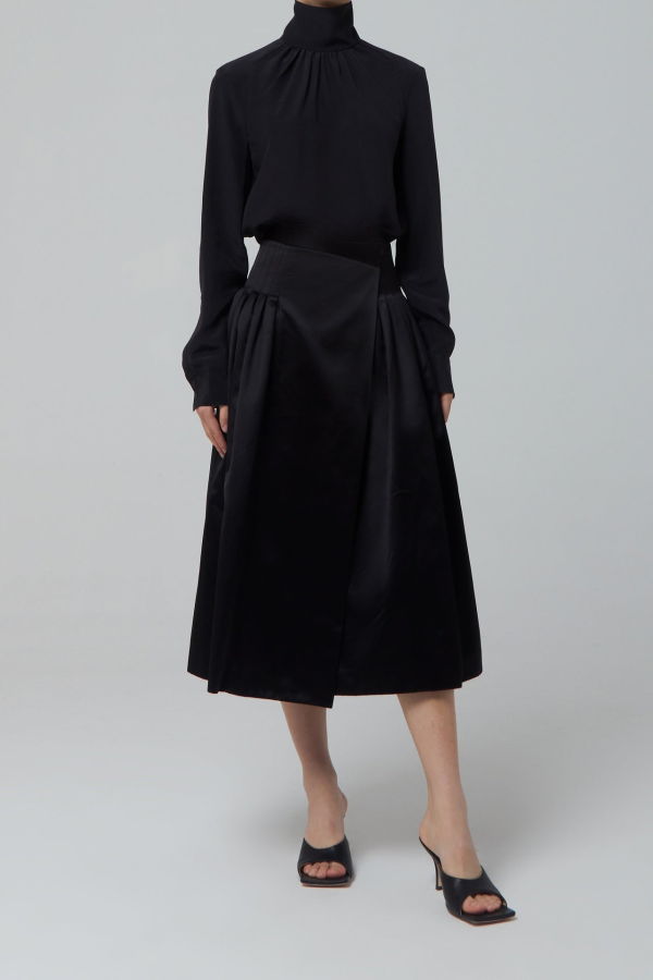 Rochas CAMICIA REGAN - OPEN WHITE/BLACK