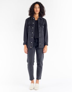 assembly label black denim jacket