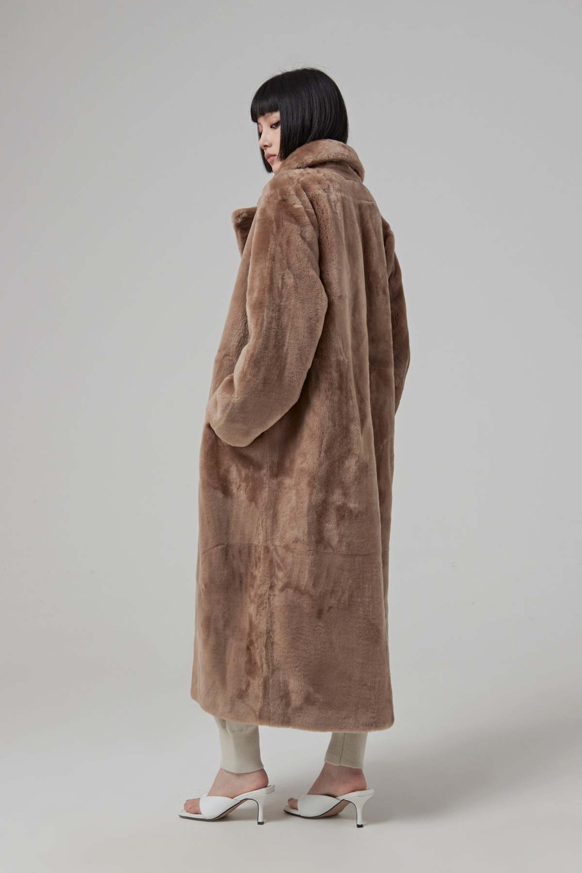 yves salomon  COAT IRONED MERINOS LAMB - Image 2 of 21
