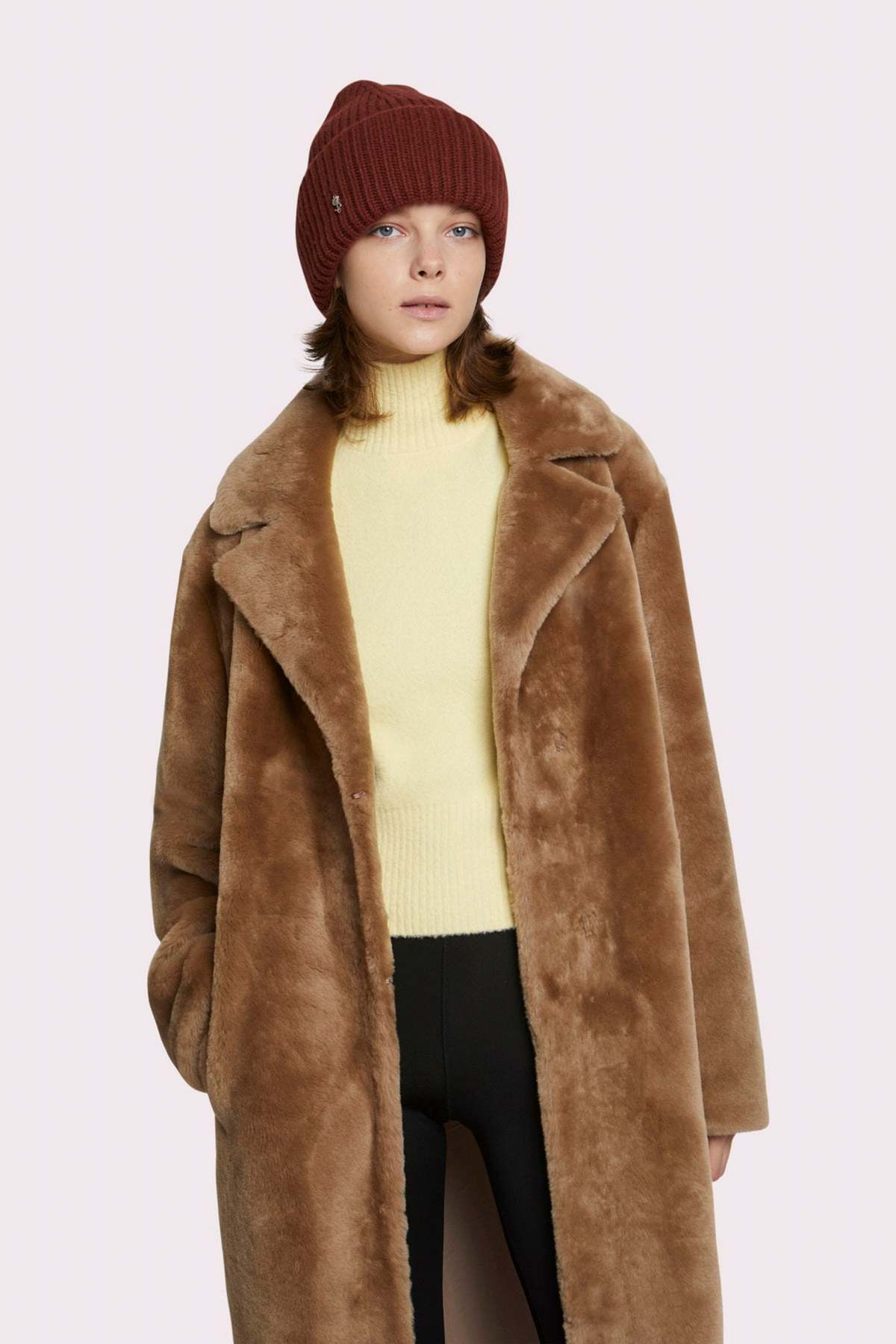 yves salomon  COAT IRONED MERINOS LAMB - Image 6 of 21