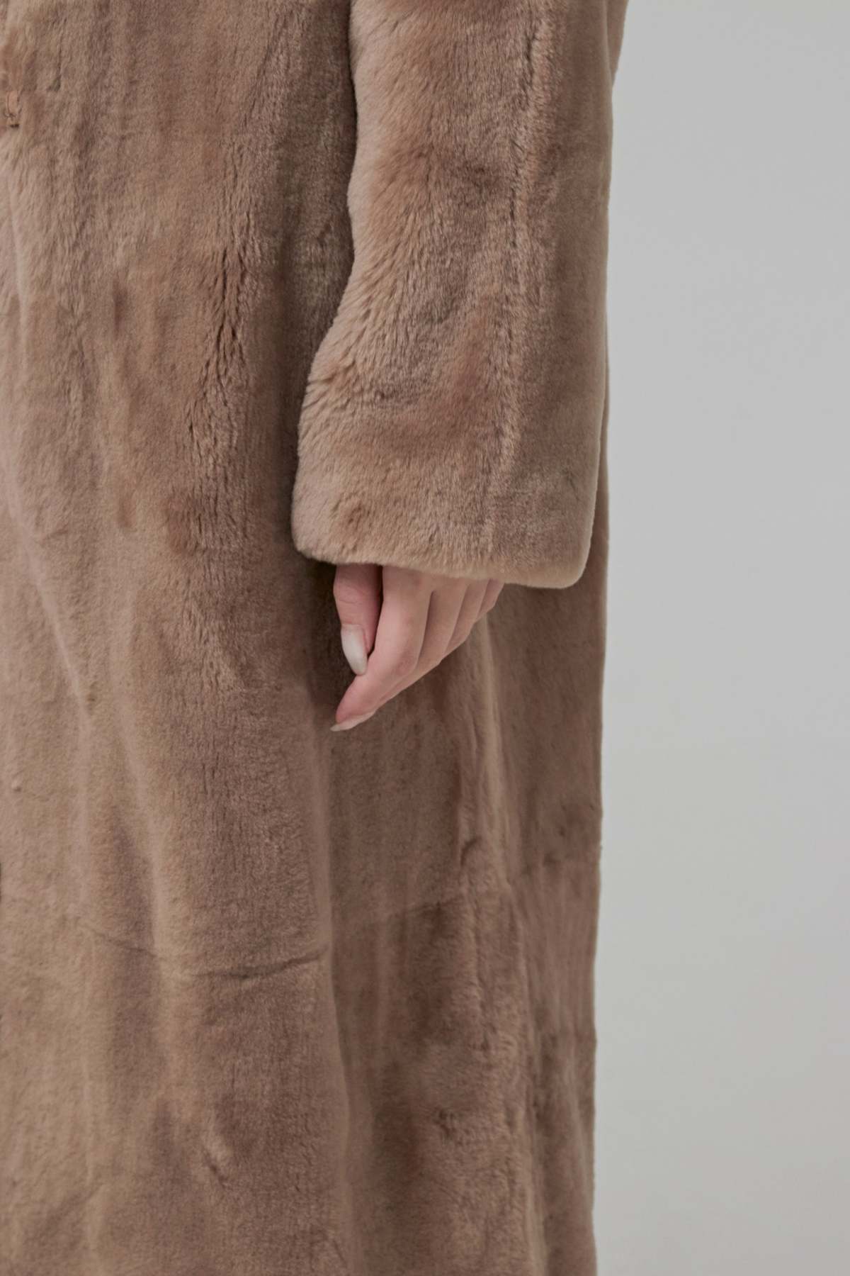 yves salomon  COAT IRONED MERINOS LAMB - Image 9 of 21