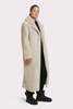 yves salomon  COAT IRONED MERINOS LAMB - Thumbnail 13