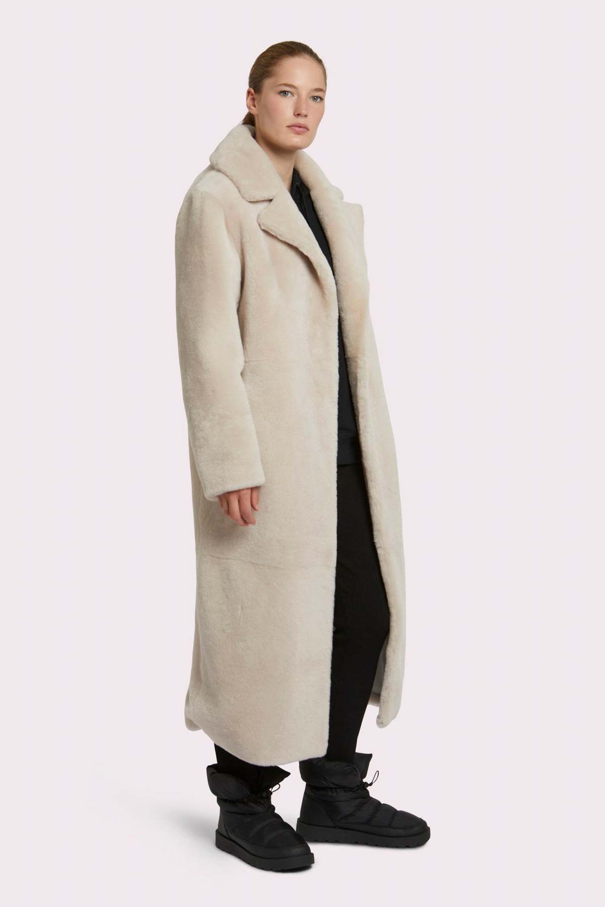 yves salomon  COAT IRONED MERINOS LAMB - Image 13 of 21