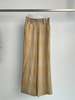 Christopher Esber Contrast Waistband Trouser - Tan Check - Thumbnail 10