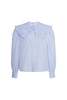 Alessandra Rich Cotton Jacquard Blouse With Peter Pan Collar - Thumbnail 6