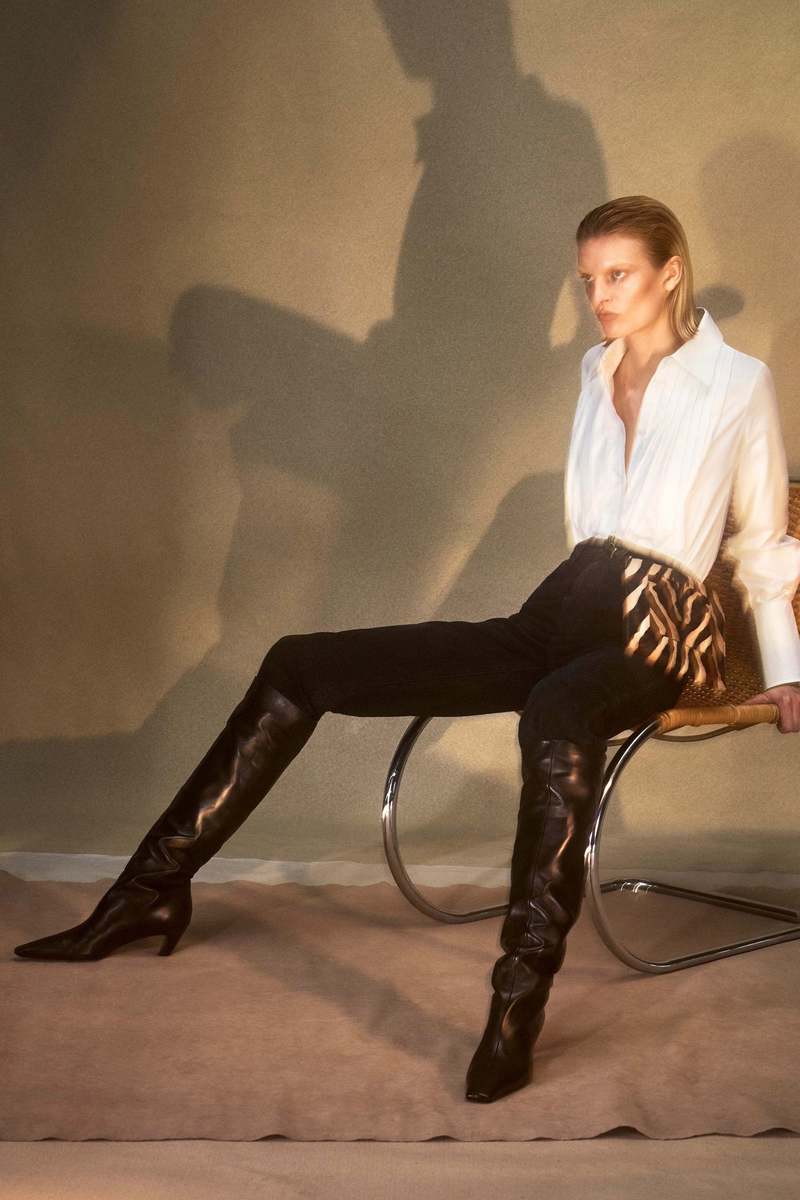 khaite DAVIS KNEE HIGH BOOT | Garmentory