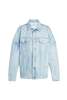 Alessandra Rich Denim Jacket - Acid Blue - Thumbnail 4