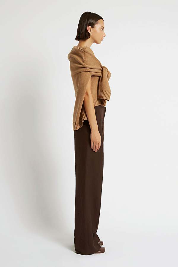 Christopher Esber DUAL TANK SWEATER - TAN